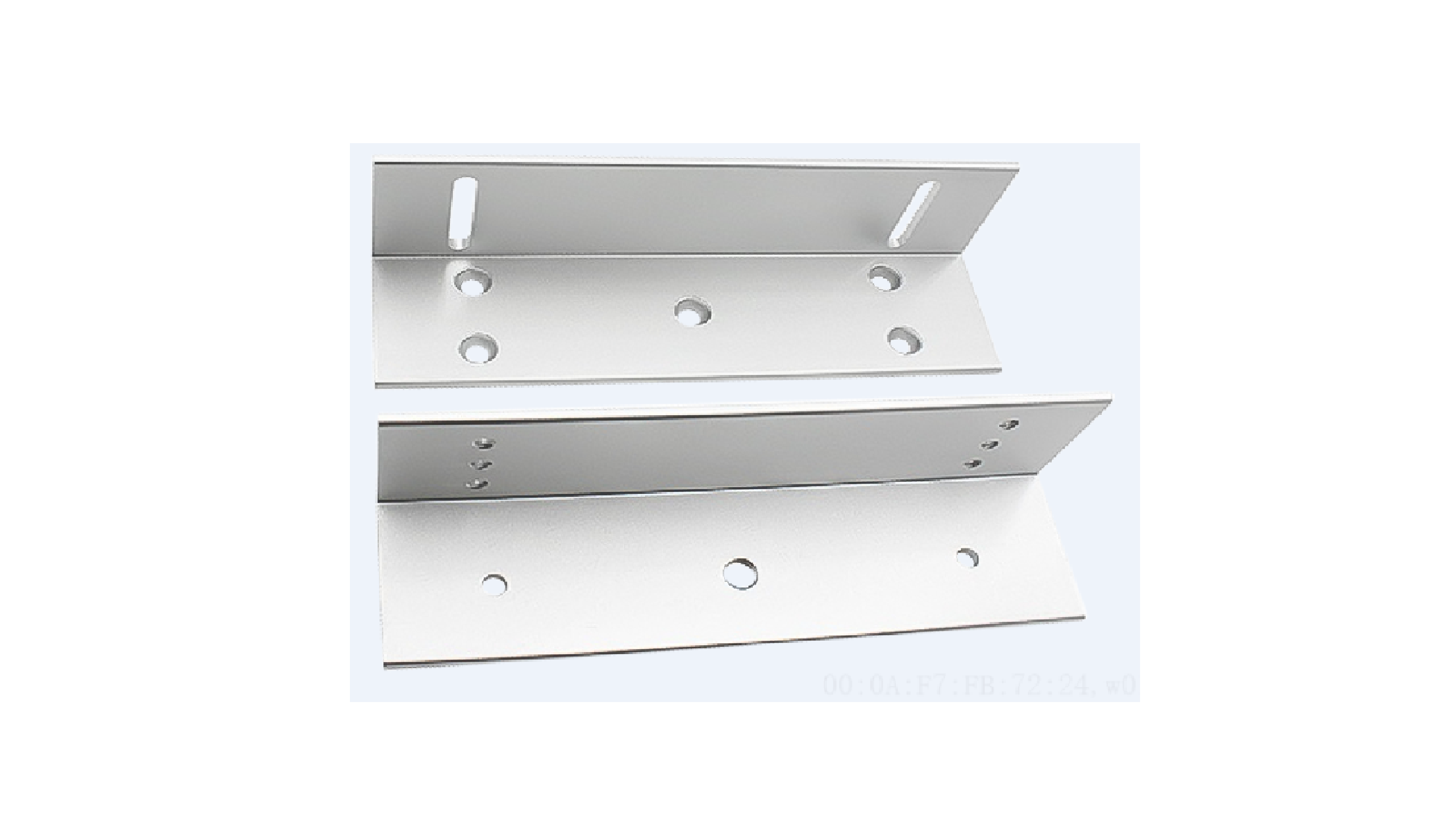 280KG Single Door Electromagnetic Lock Z-Shaped Bracket